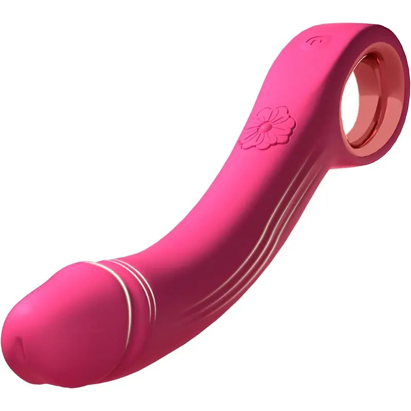 Curved G-Spot Vibrating Dildo
