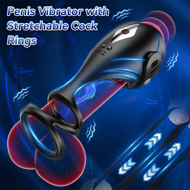 Adjustable Automatic Penis Vibrator with APP Control