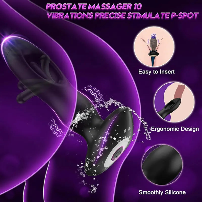 Remote-Controlled Flapping Prostate Toy