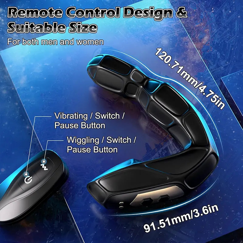 Rotating Anal Vibrator with Remote Control