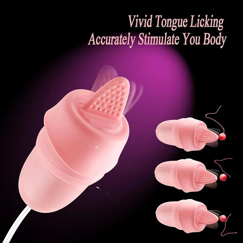 Double Headed Bear Tongue Clitoral Vibrator