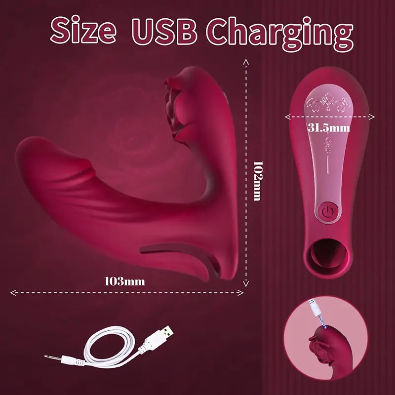Petal Touch Finger Vibrator