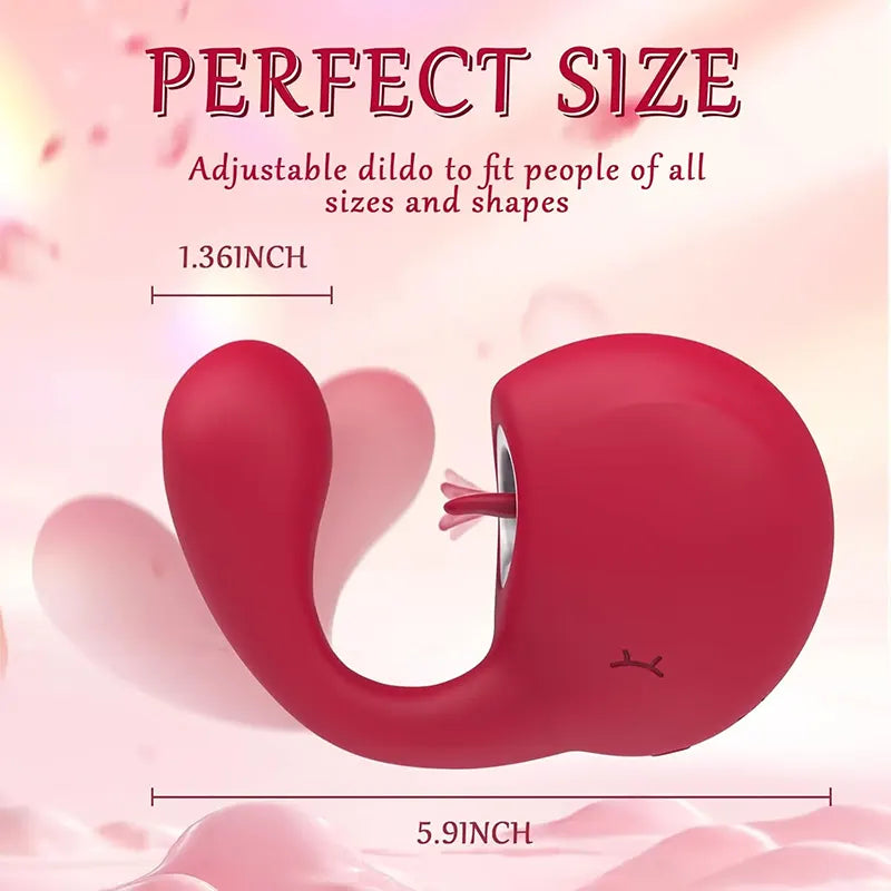 VivaLuxe Clitoral & G-Spot Licking Vibrator