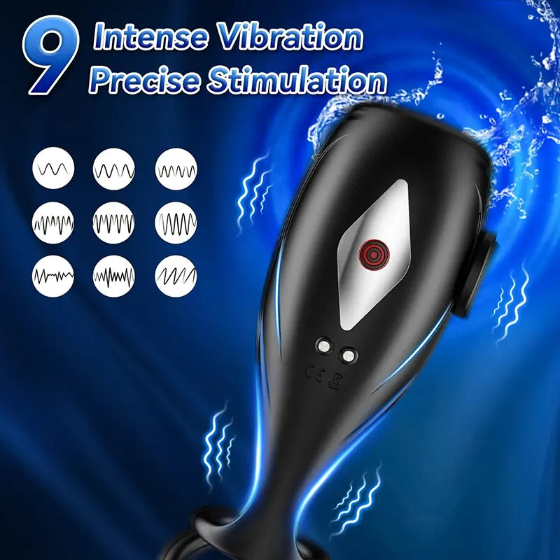Adjustable Automatic Penis Vibrator with APP Control
