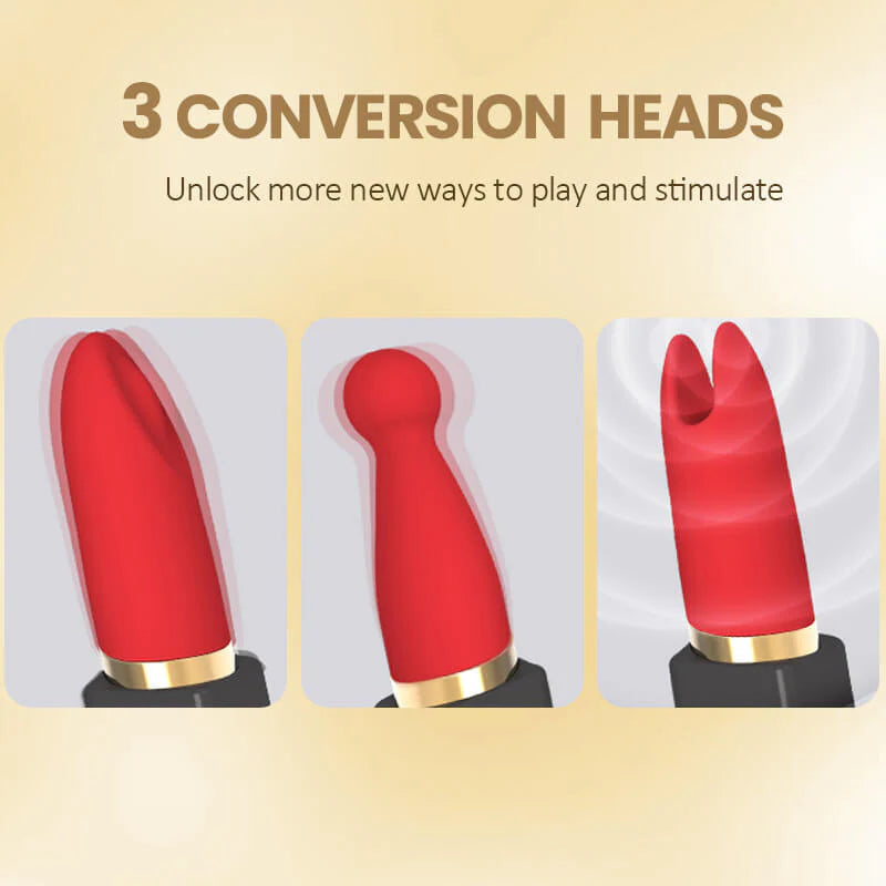 Triple Lipstick Sucking Vibrator