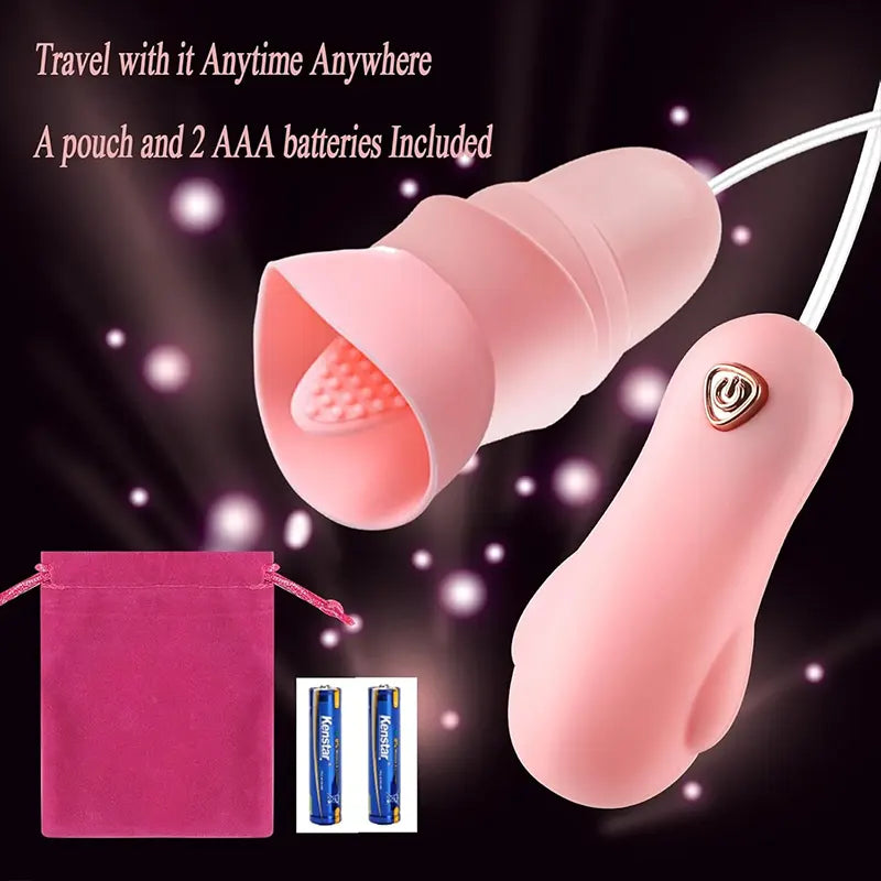 Double Headed Bear Tongue Clitoral Vibrator