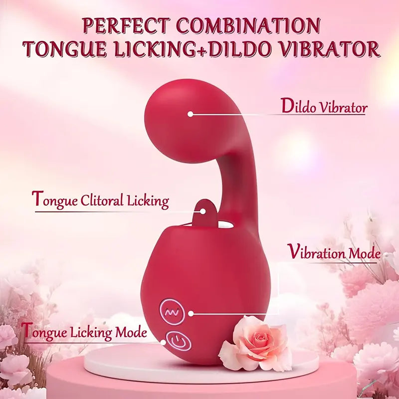 VivaLuxe Clitoral & G-Spot Licking Vibrator