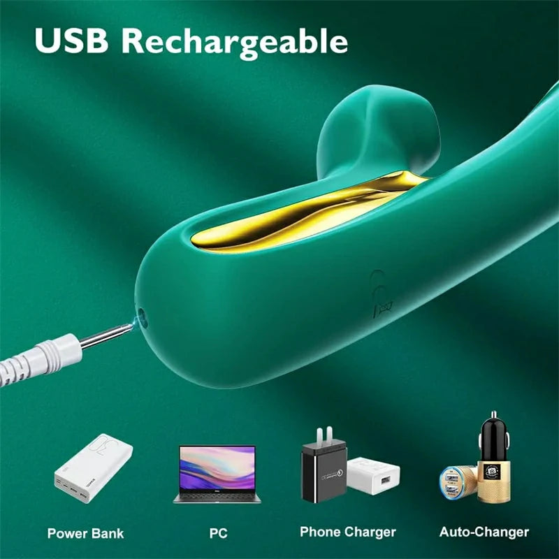 2-in-1 Vibrating and Licking Masturbator: Dual Stimulation