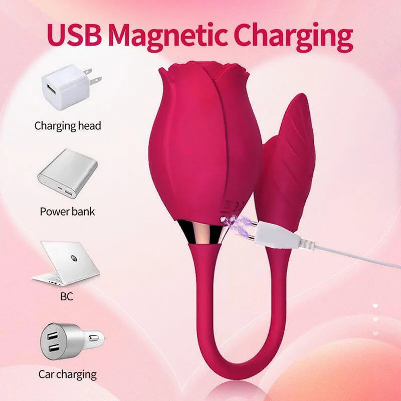 Rose Resonance Sucking Vibrator