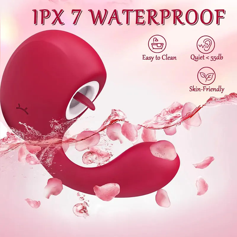 VivaLuxe Clitoral & G-Spot Licking Vibrator
