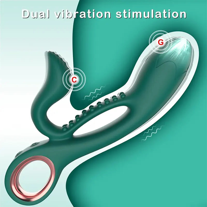 Pure Ecstasy Dual-Action G-Spot & Clitoral Rabbit Vibrator
