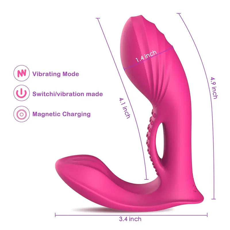 IntimiSync Dual-Action Wearable Vibrator