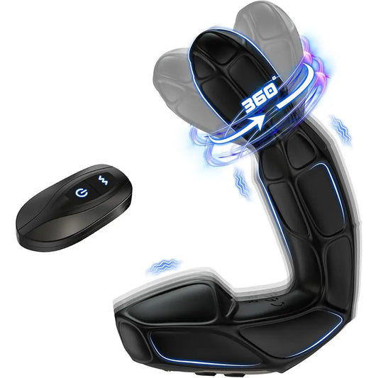 Rotating Anal Vibrator with Remote Control