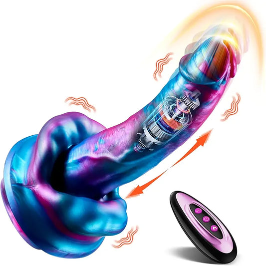 Monster Dragon 5-in-1 Thrusting Dildo Vibrator