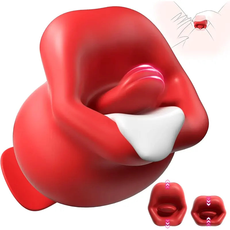 KissPleasure Lip-Shaped Clitoral Vibrator