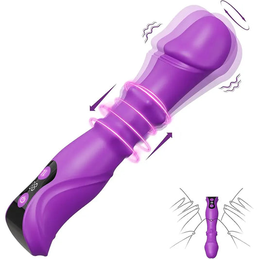 Blissful Wave G-Spot Thrusting Dildo