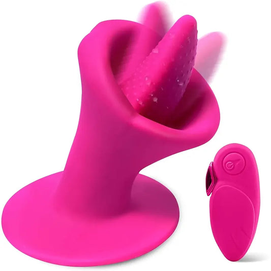 Suction Cup Rose Clitoral G-spot Vibrator