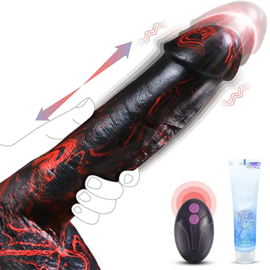 Inferno Pulse Thrusting Dildo Vibrator