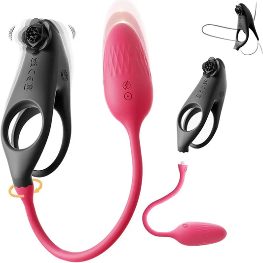 Split Couple Remote Control G-Spot Penis Ring