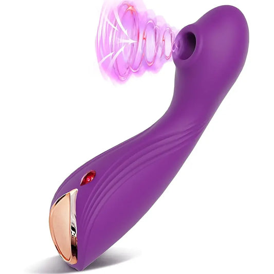 SensationWave 9-Mode G-Spot & Clitoral Suction Vibrator