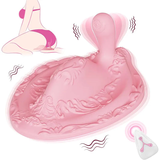 Cushion Remote Control Rear Dildo G-Spot Vibrator