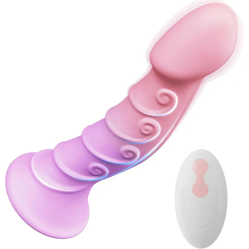 Fantasy Remote Control Silicone Suction Cup Dildo