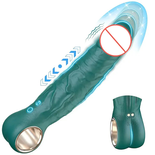 Power Thrust Realistic Vibrating Dildo