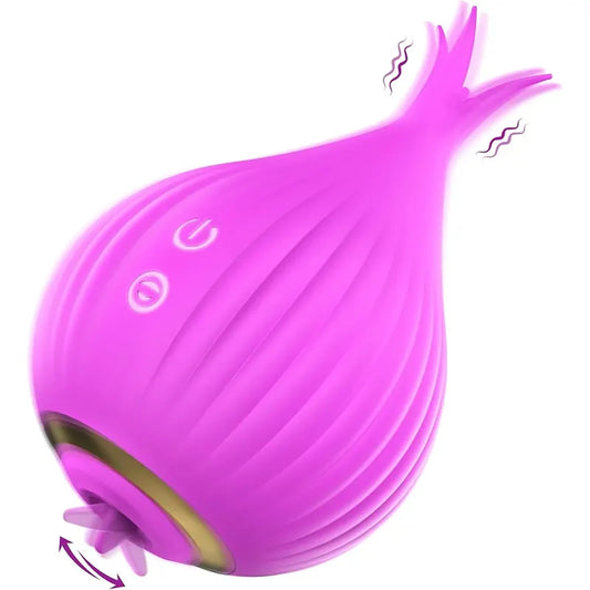 2-in-1 Onion Sucking G-spot Vibrator