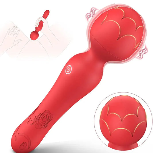 Rose Bloom 9000 RPM Power Wand Vibrator