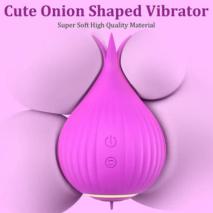 2-in-1 Onion Sucking G-spot Vibrator