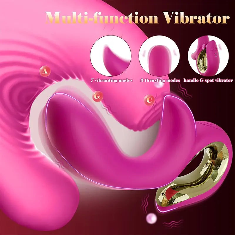 Dual-Action G-Spot Thrusting Vibrator
