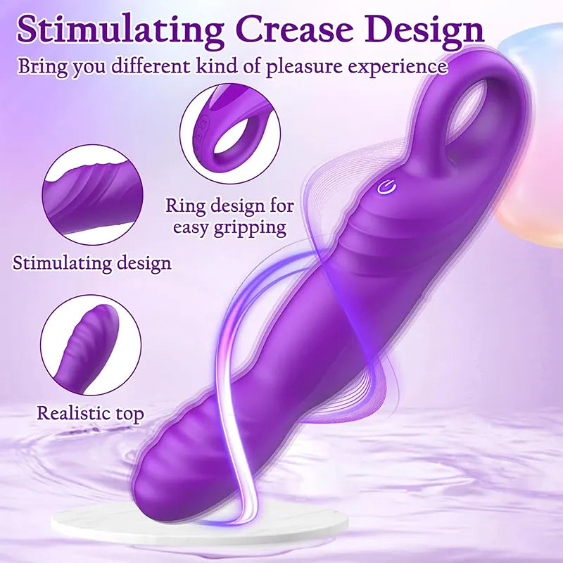 Wave Insertion Stimulation Pleasure Vibrator
