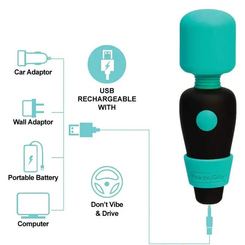 Pure Love Mini Wand Massager