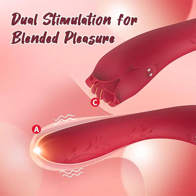 Bliss Lick Dual-Sensation Clitoral Vibrator