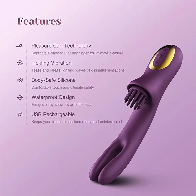 GlimmerTouch Clitoral Tickling Vibrator