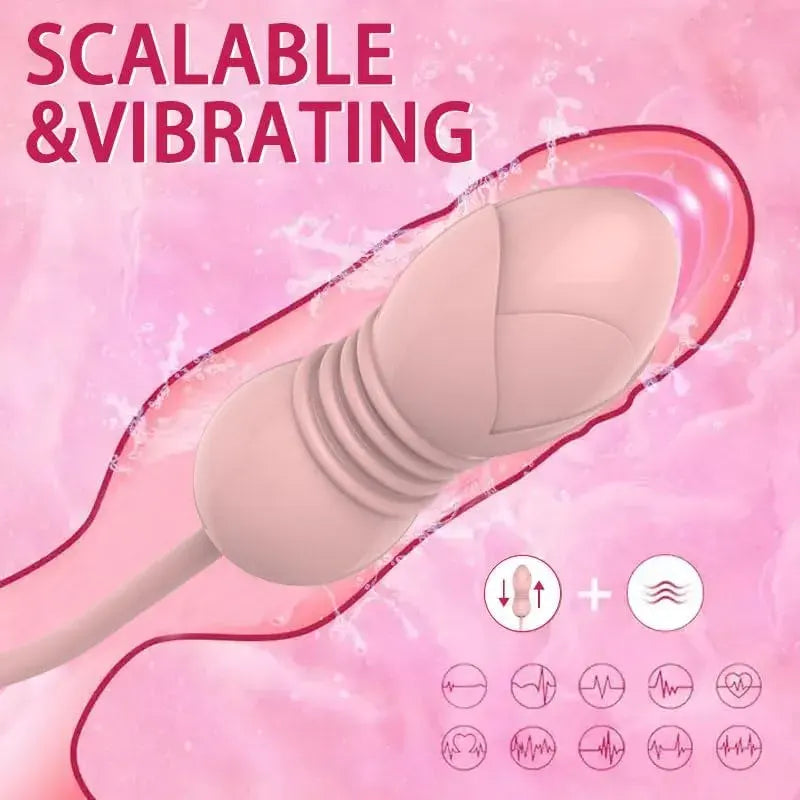 Rose Duo Action Vibrator