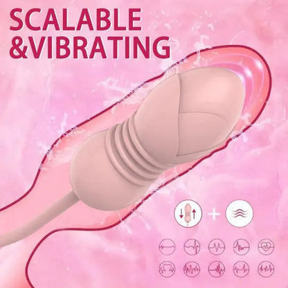 Rose Duo Action Vibrator