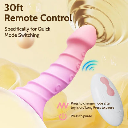 Fantasy Remote Control Silicone Suction Cup Dildo
