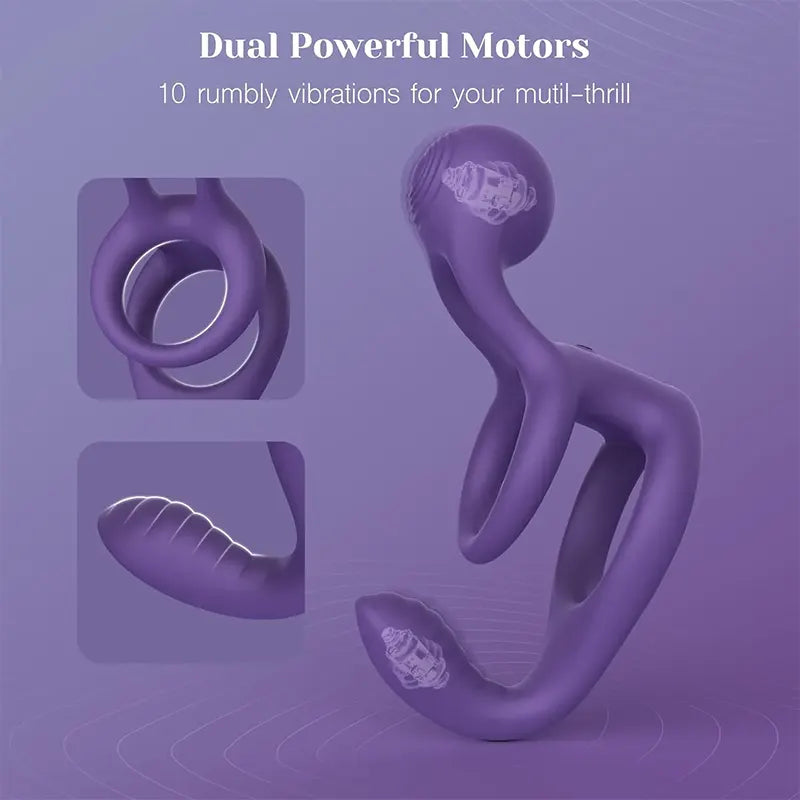 SyncWave Vibrating Couples Cock Ring