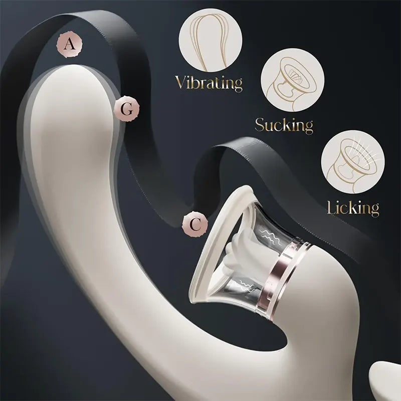 Soft Clitoral G-Spot Tongue Vibrator