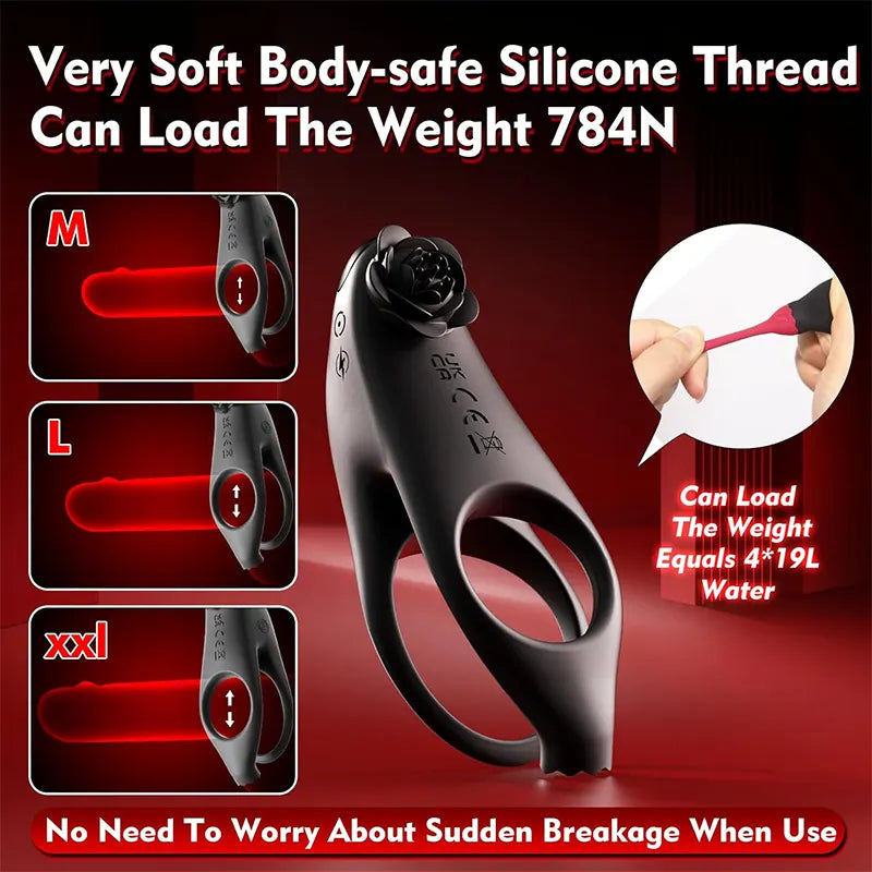 Split Couple Remote Control G-Spot Penis Ring