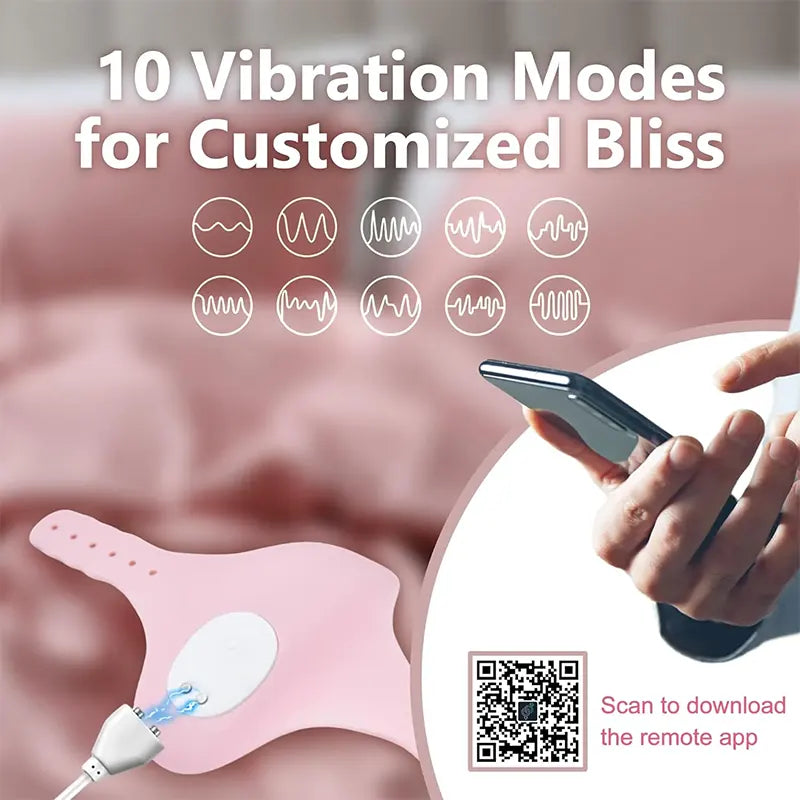 Blissful Wearable Vibration Remote Control