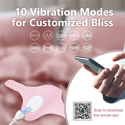 Blissful Wearable Vibration Remote Control