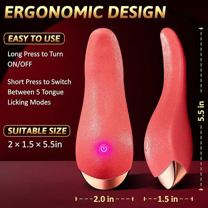 10 Patterns of Tongue Vibrator for Women