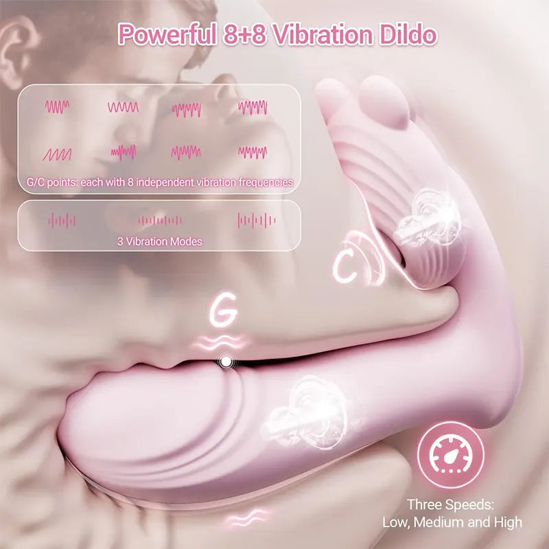Tongue Licking Wearable Pleasure Vibrator