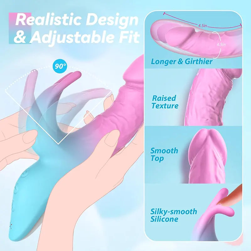 5 in 1 Rabbit Heated Telescopic G-Spot Vibrator