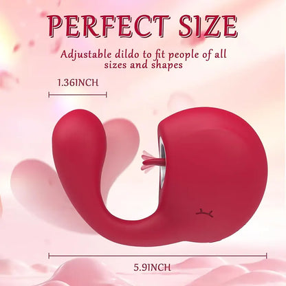 VivaLuxe Clitoral & G-Spot Licking Vibrator