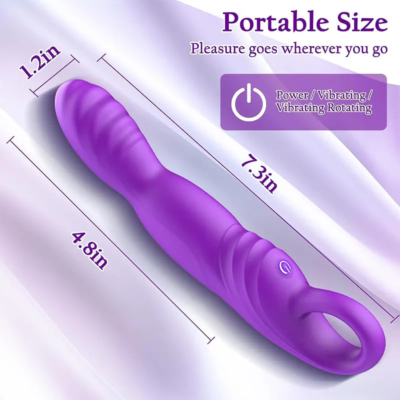 Wave Insertion Stimulation Pleasure Vibrator