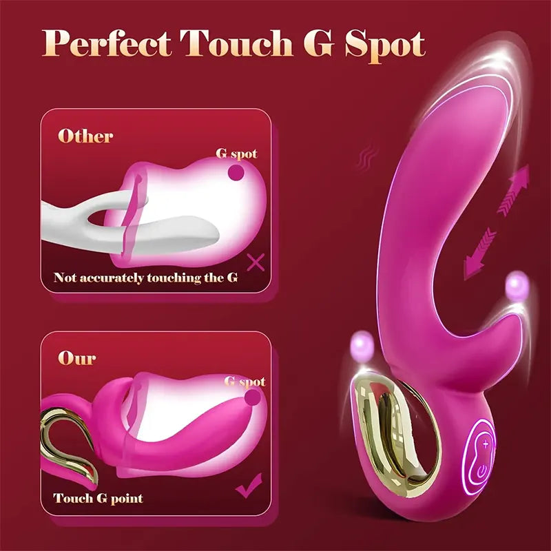 Dual-Action G-Spot Thrusting Vibrator