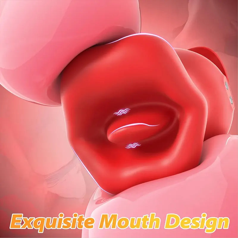 KissPleasure Lip-Shaped Clitoral Vibrator